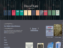 Tablet Screenshot of dovidkatz.net